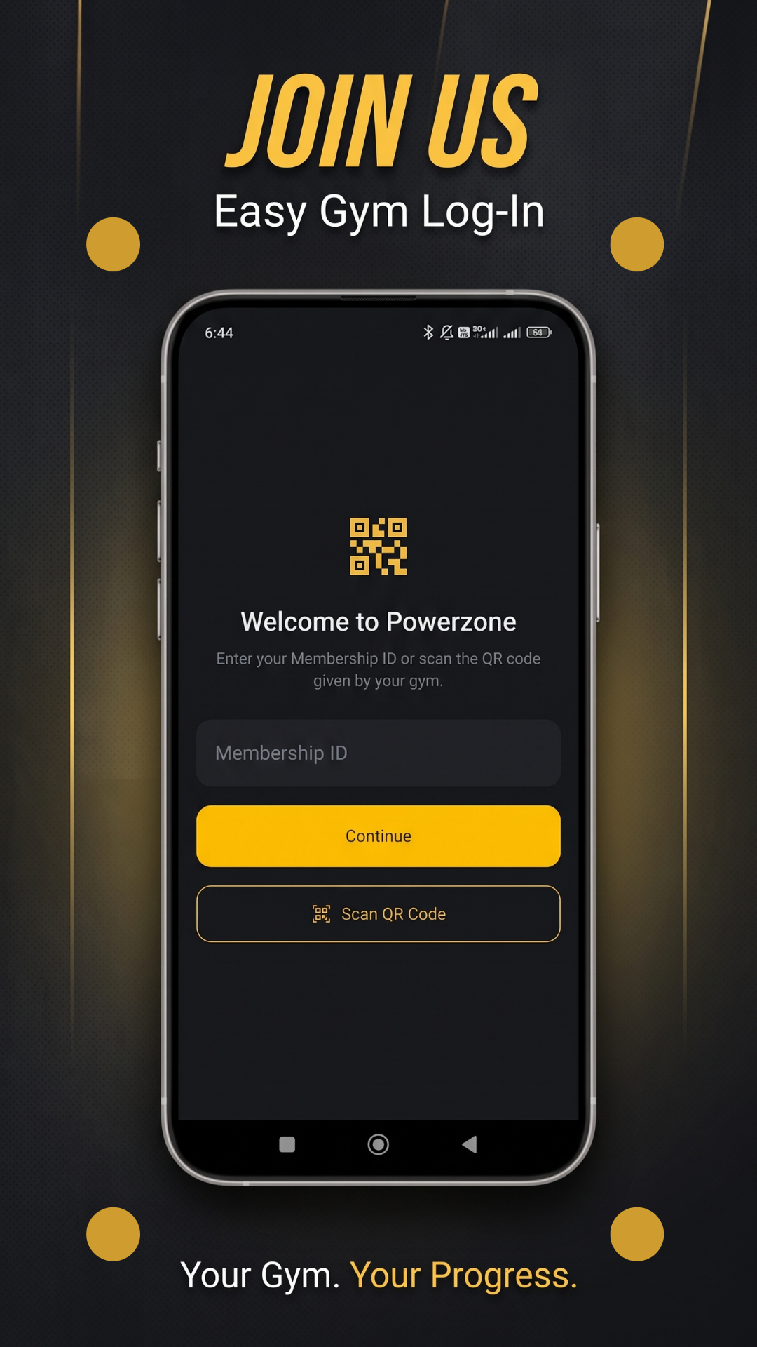 Member app — easy gym login